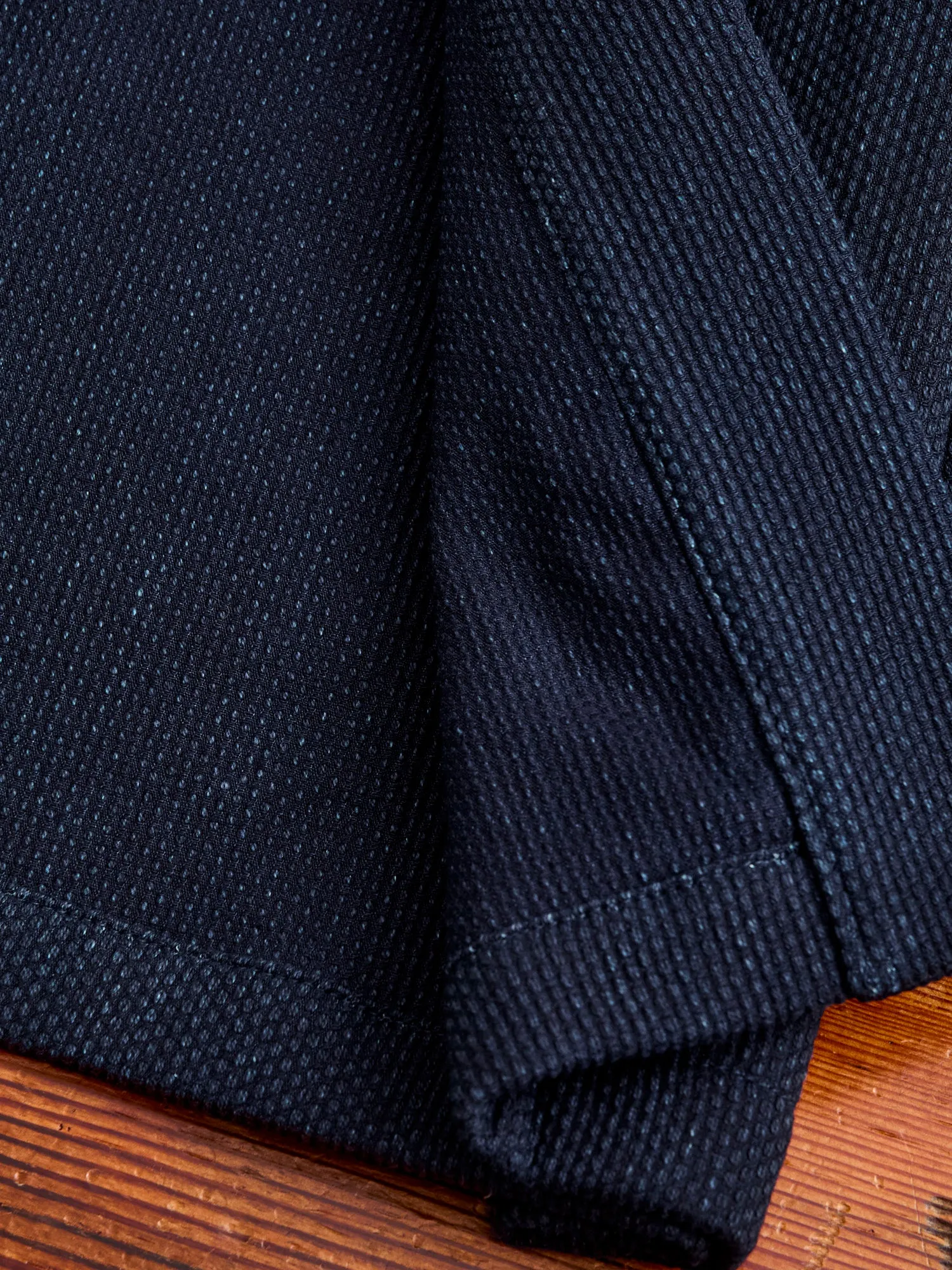 11oz Sashiko Haori Coat in Indigo