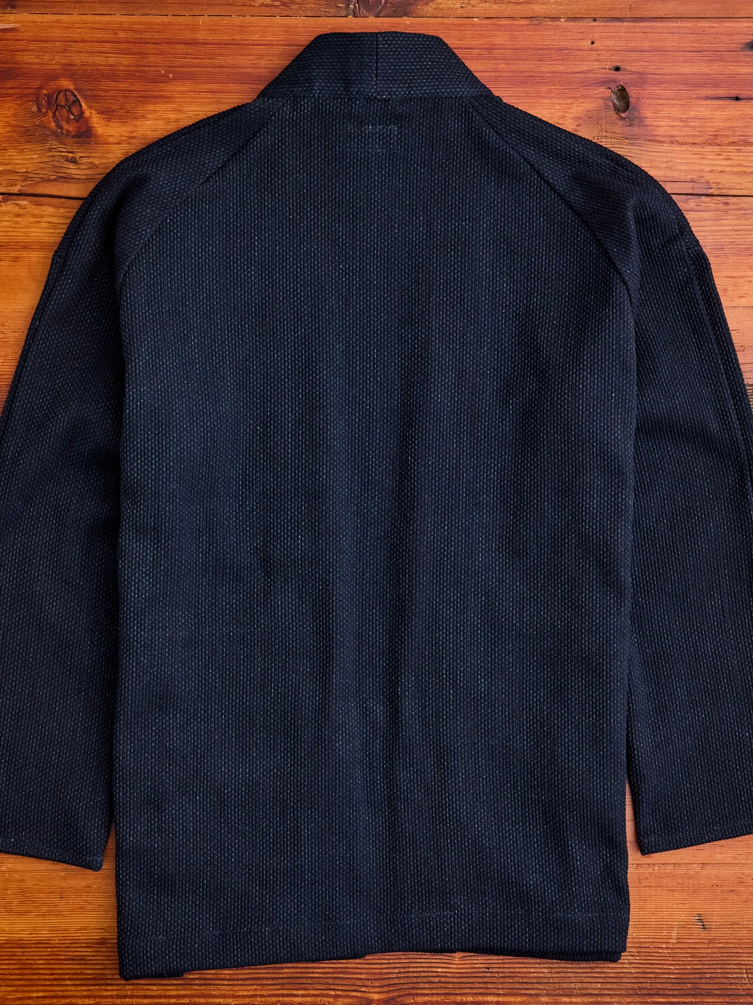 11oz Sashiko Haori Coat in Indigo