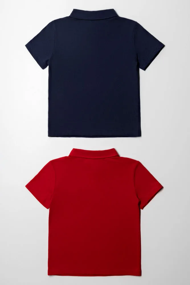 2 Pack Golfer Red And Navy