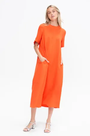 4 Ply Silk T-Shirt Dress