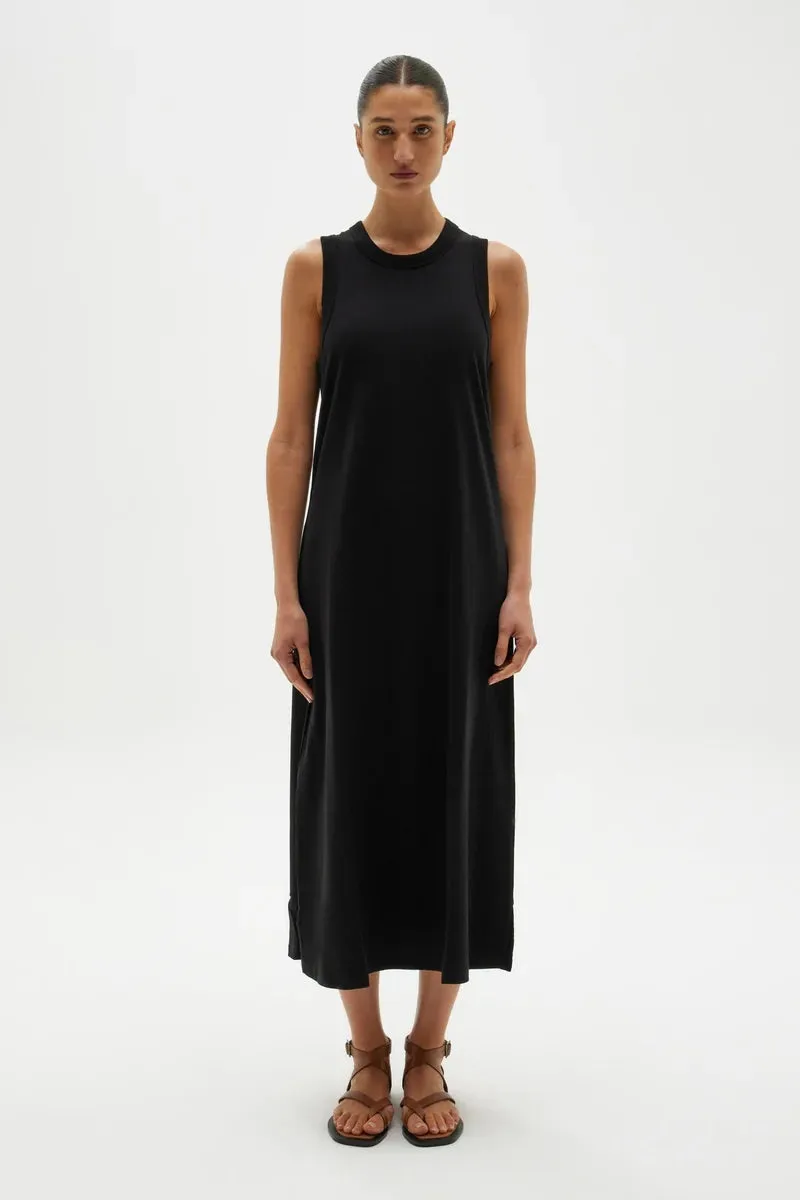 Assembly Label - Juni Organic Tank Dress - Black