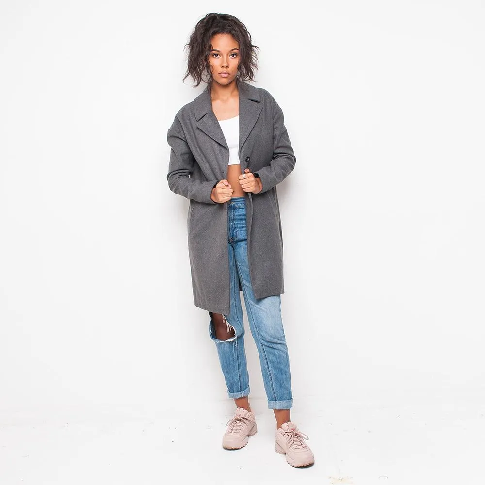 Bellfield - Classic 3/4 - Womens Coat - Grey