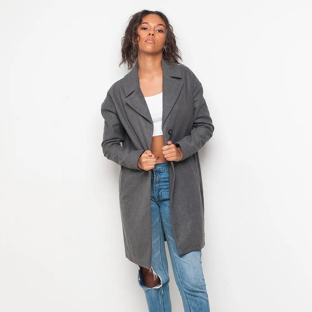 Bellfield - Classic 3/4 - Womens Coat - Grey