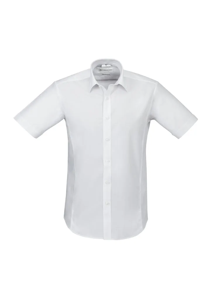 Berlin Mens Short Sleeved Dress Shirt