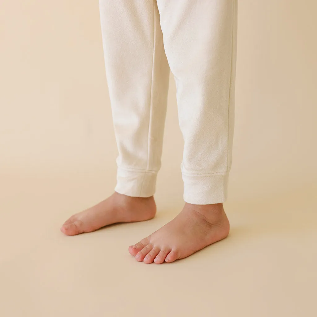 Bisque Velour Joggers