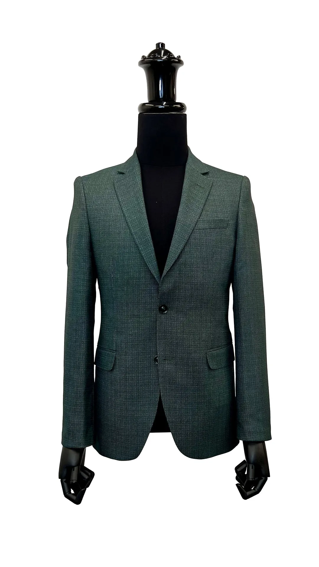 Green Slim Flit Blazer