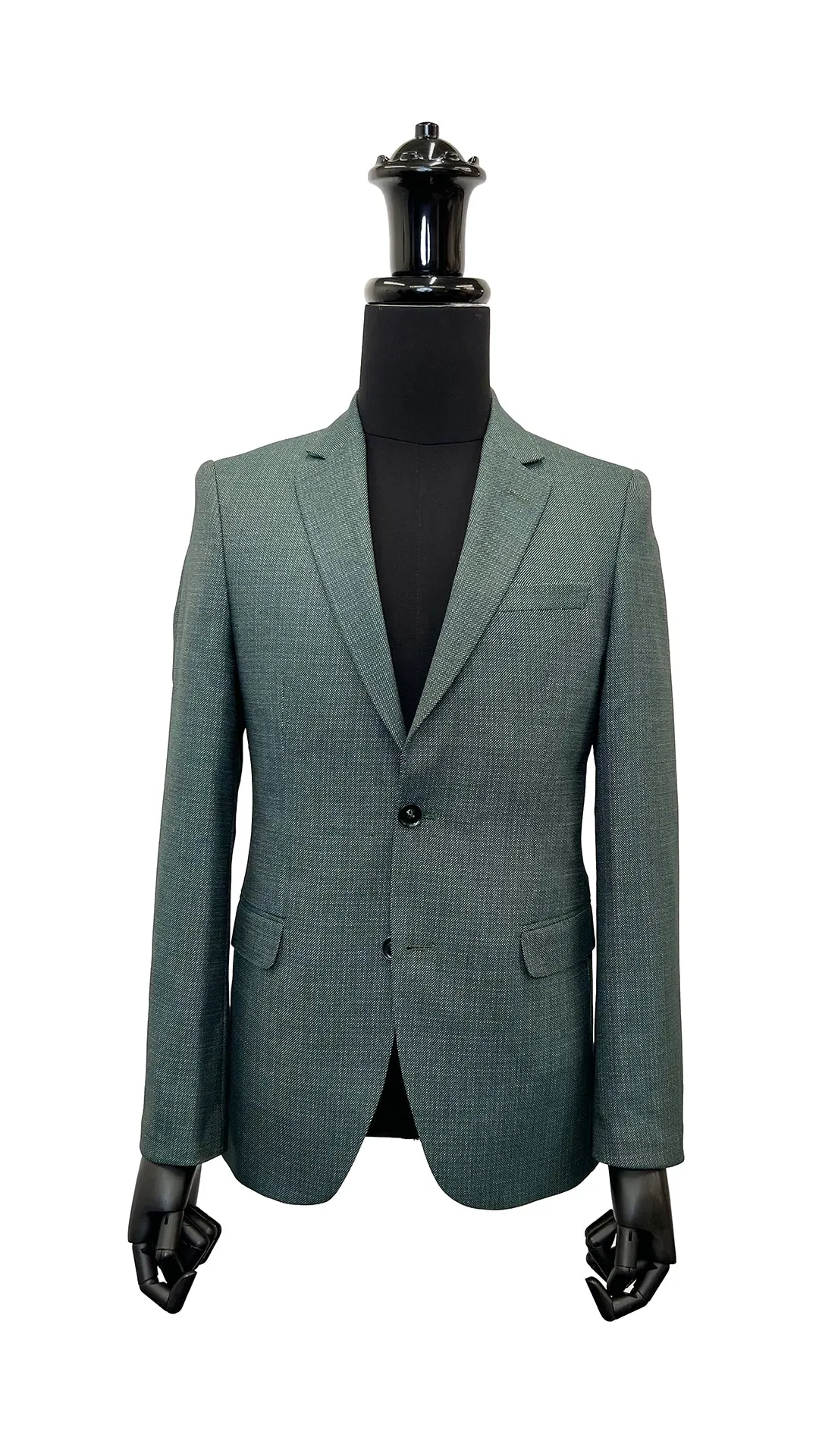 Green Slim Flit Blazer