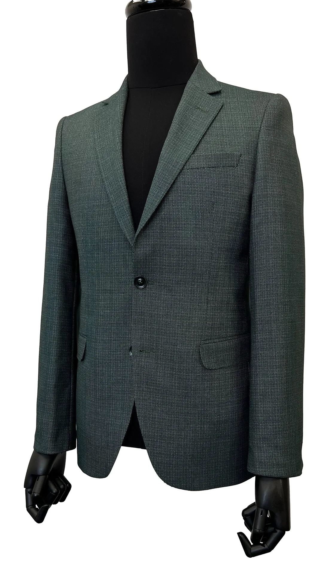 Green Slim Flit Blazer