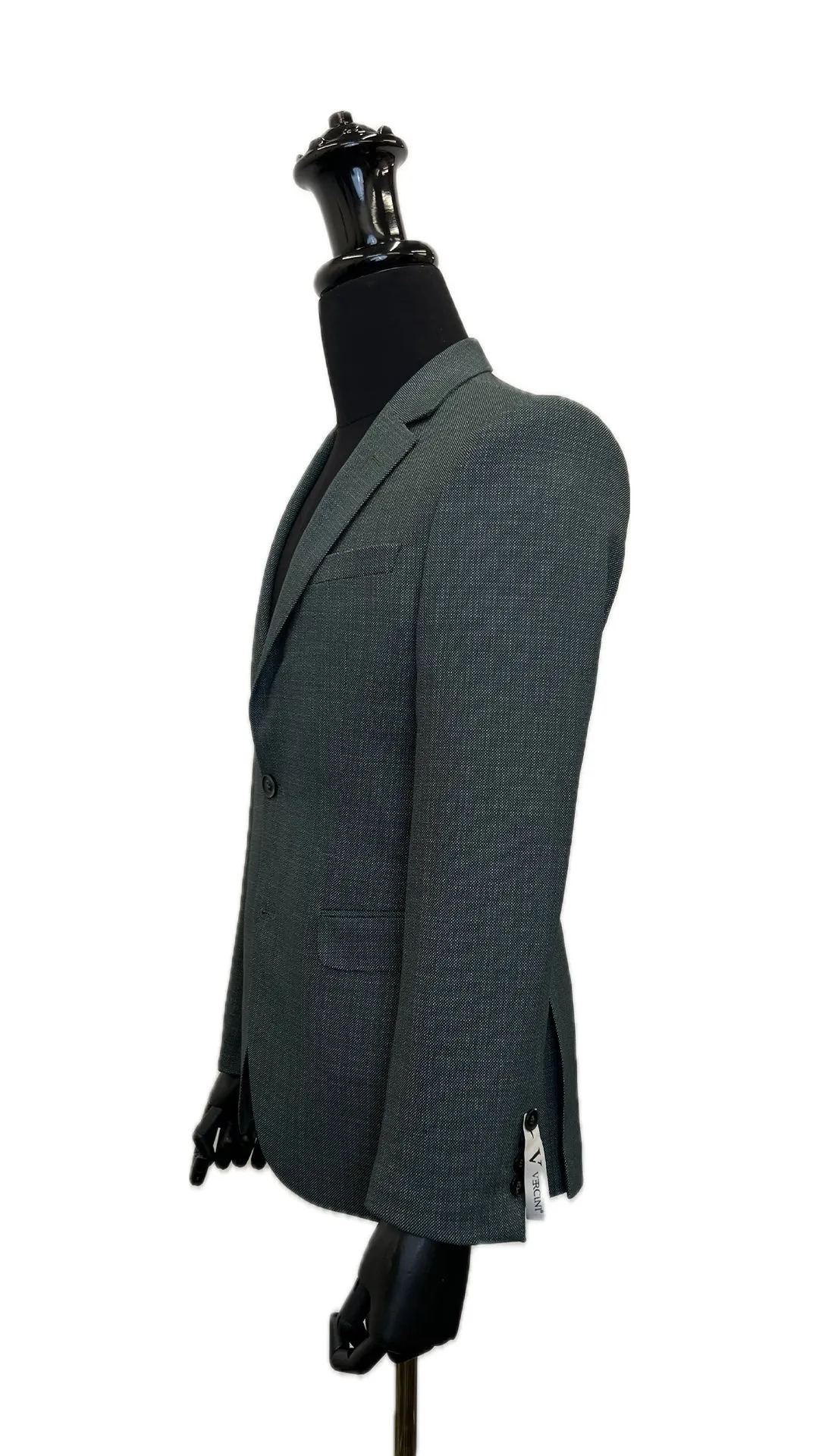 Green Slim Flit Blazer