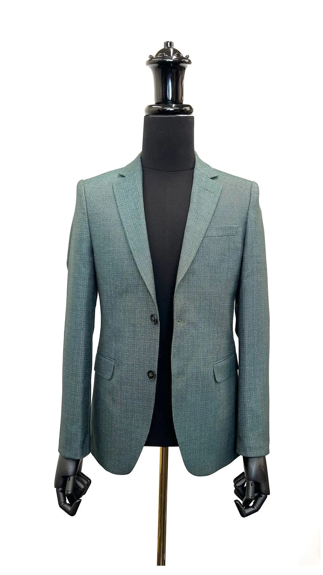 Green Slim Flit Blazer