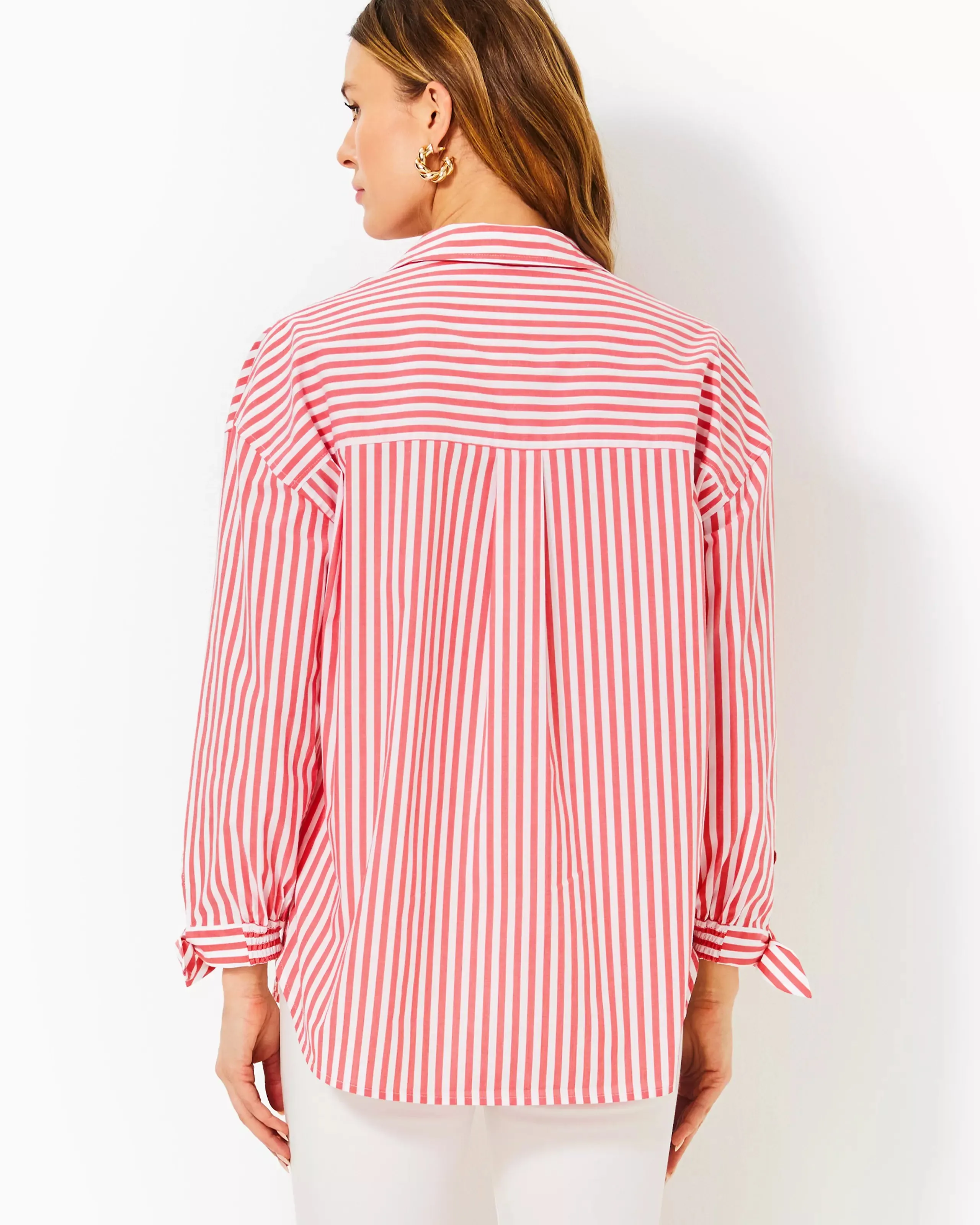 Lesia Relaxed Button Down (Cabana Stripe)