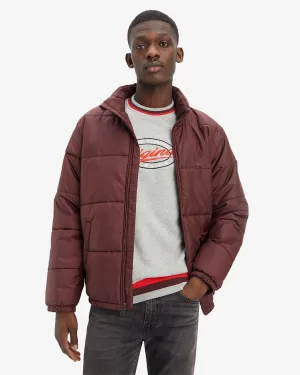 Levi's® Sunset Short Puffer Jacket - Decadent Chocolate