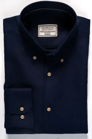 LIMITED EDITION LINEN FABRIC SHIRT NAVY