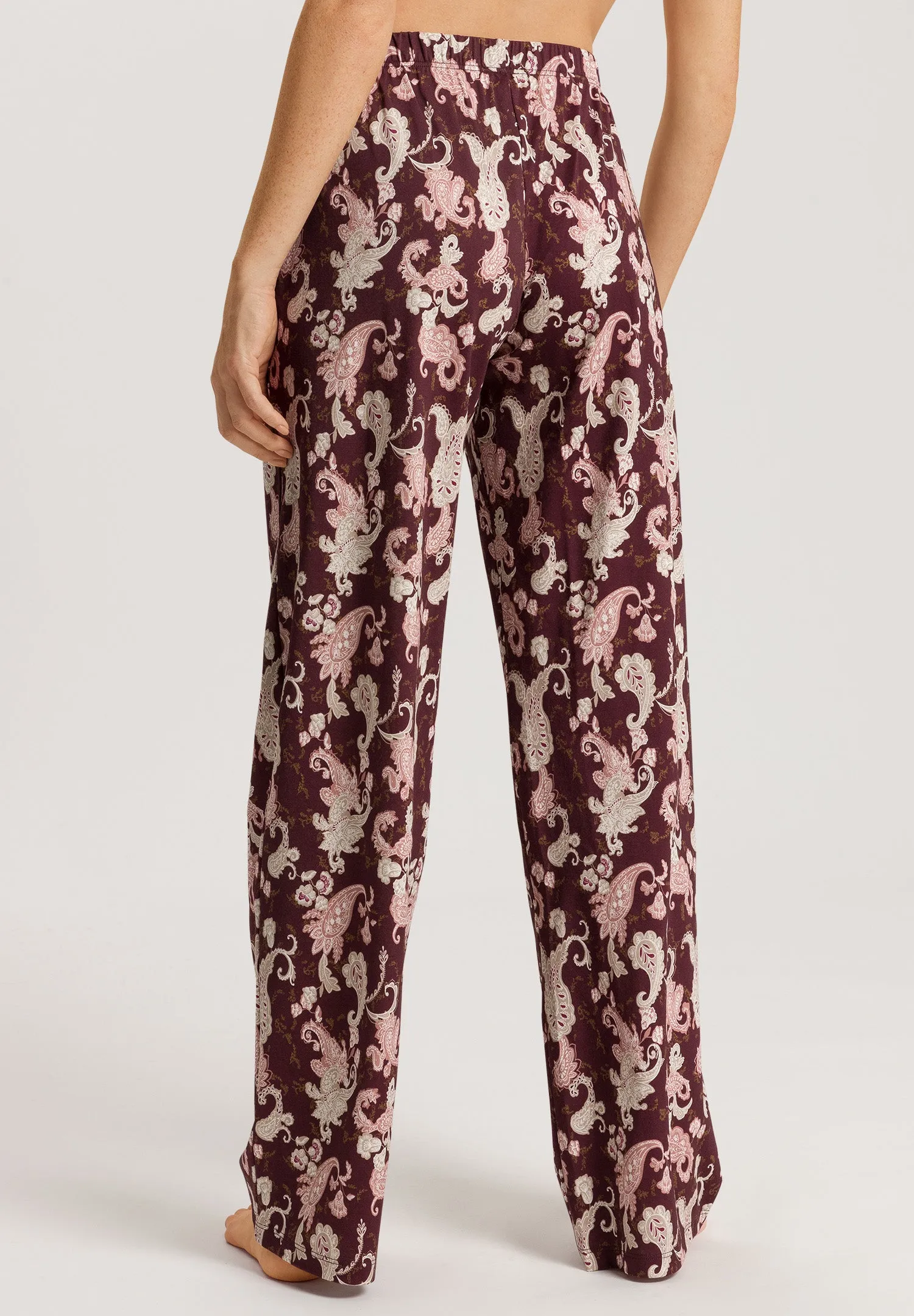 Loungy Nights Cotton Knit Pajama Pants | Meraki Paisley 76492-2162