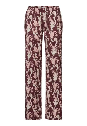 Loungy Nights Cotton Knit Pajama Pants | Meraki Paisley 76492-2162