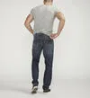 Men's Silver Eddie Athletic Fit Tapered Leg Jeans