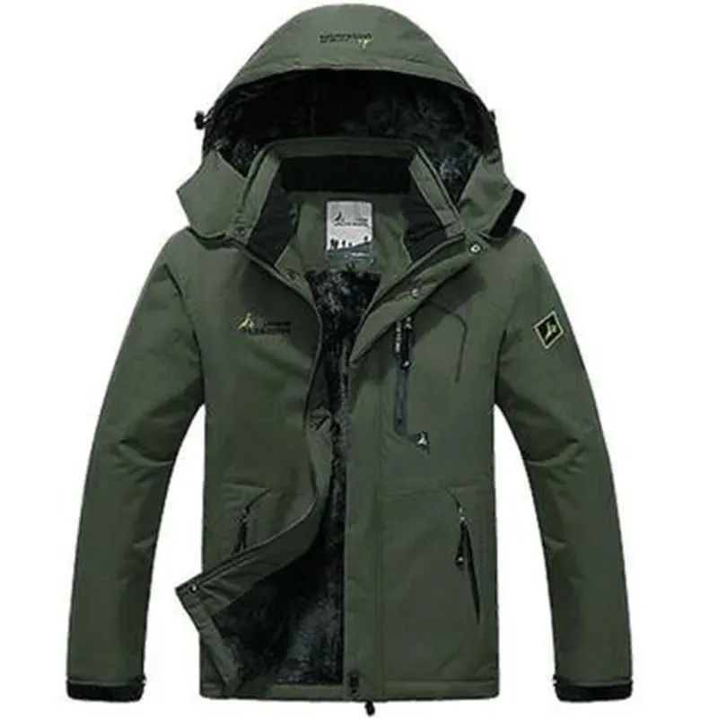 Men's Winter Parka - Thick Warm Windproof Hooded Anorak