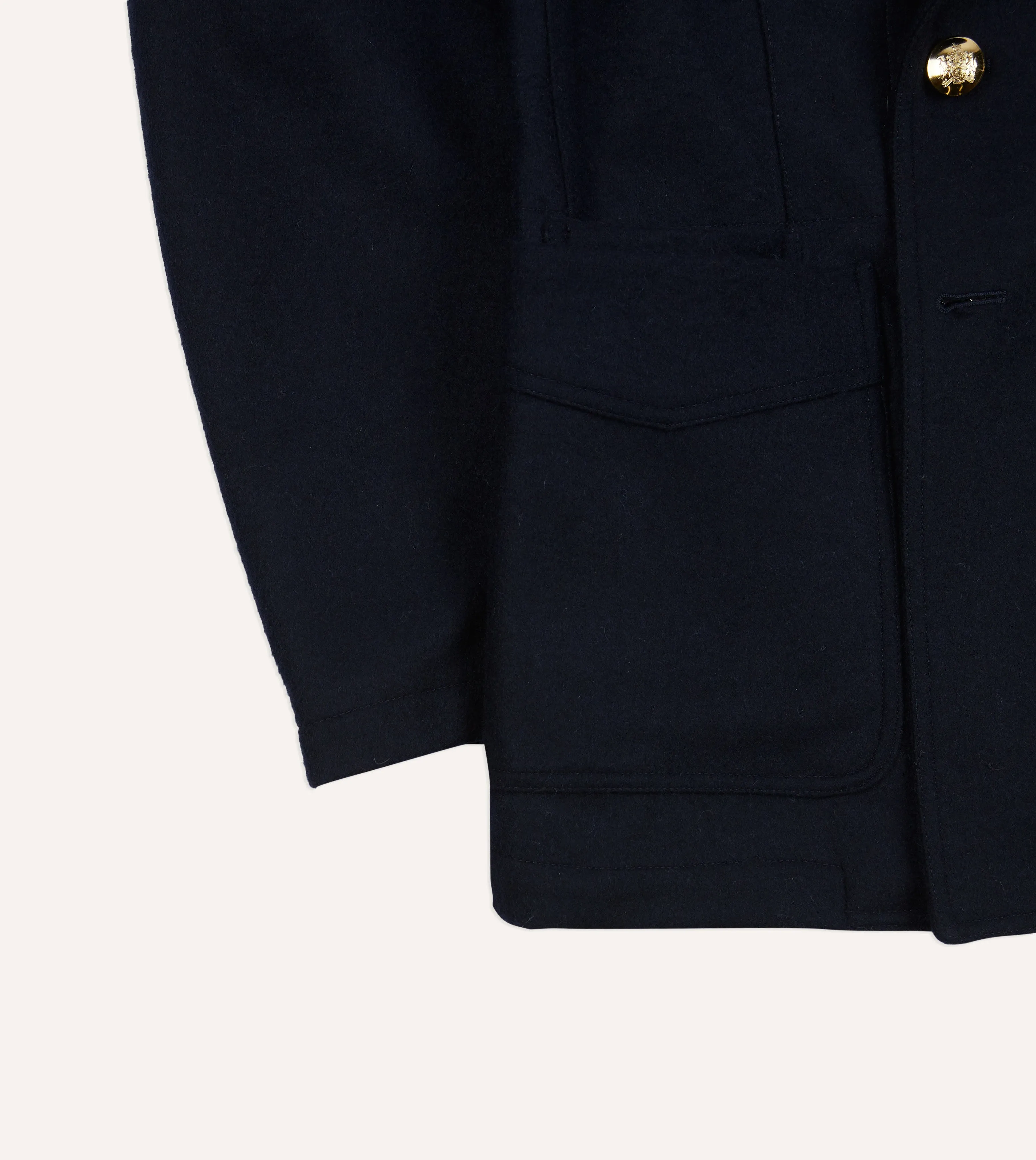 Navy Melton Wool Games Blazer Mk. III