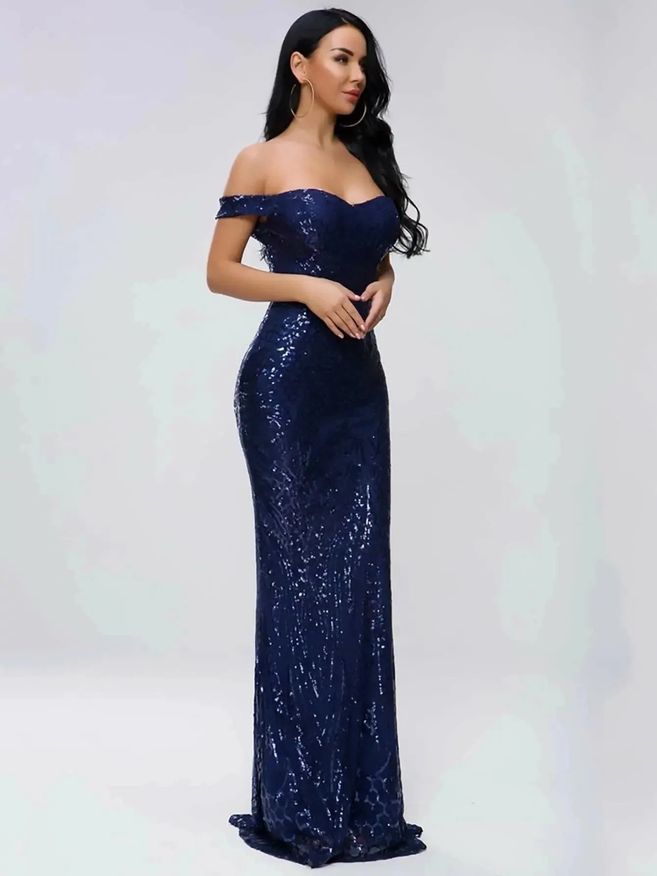 Off Shoulder Evening Dress FT4912