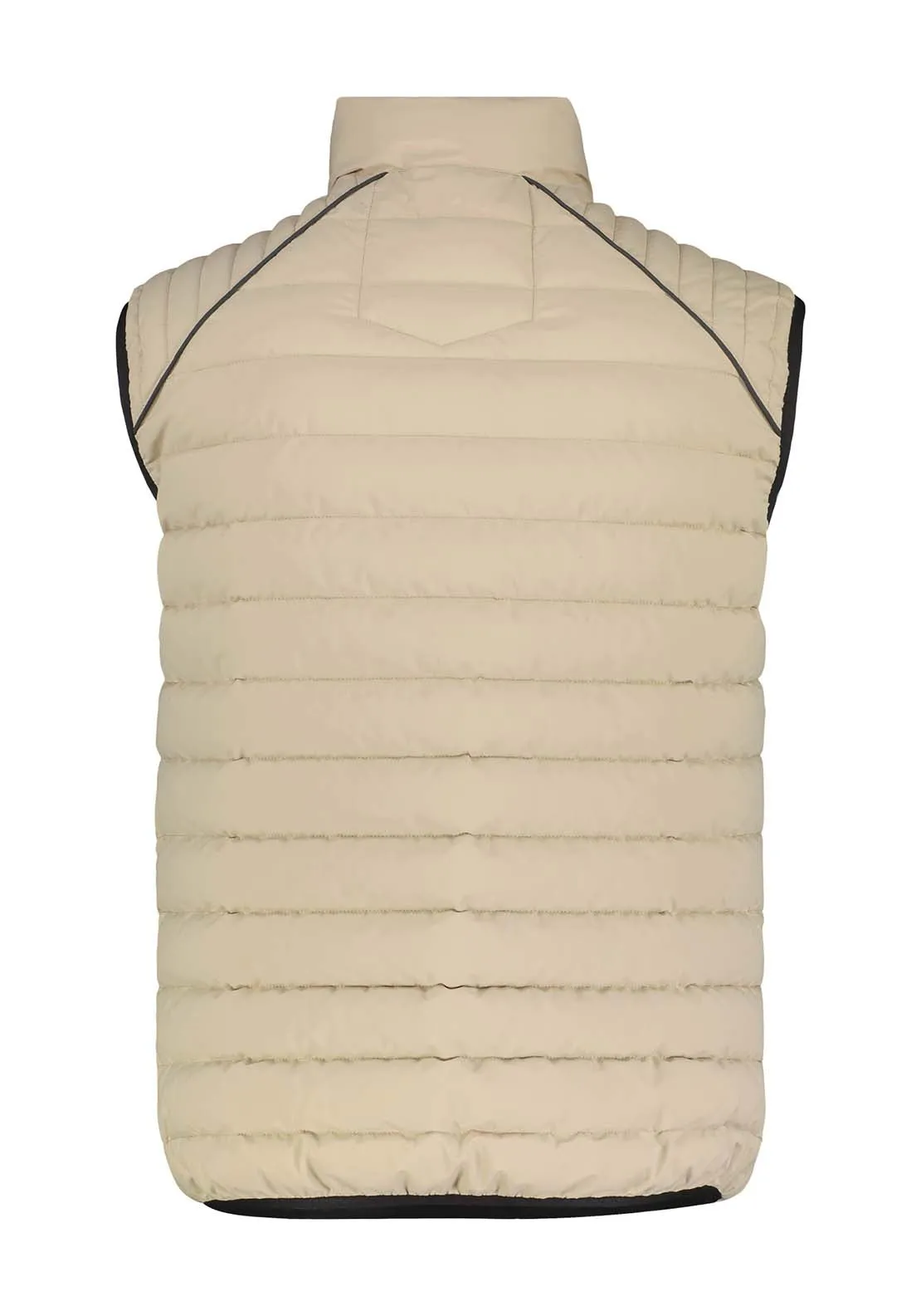 Quilted Gilet - Beige