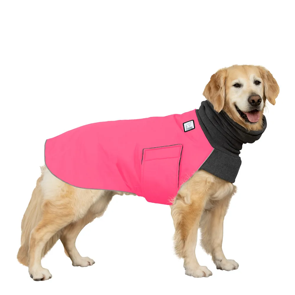 ReCoat ♻️ Golden Retriever Winter Coat with Harness Opening