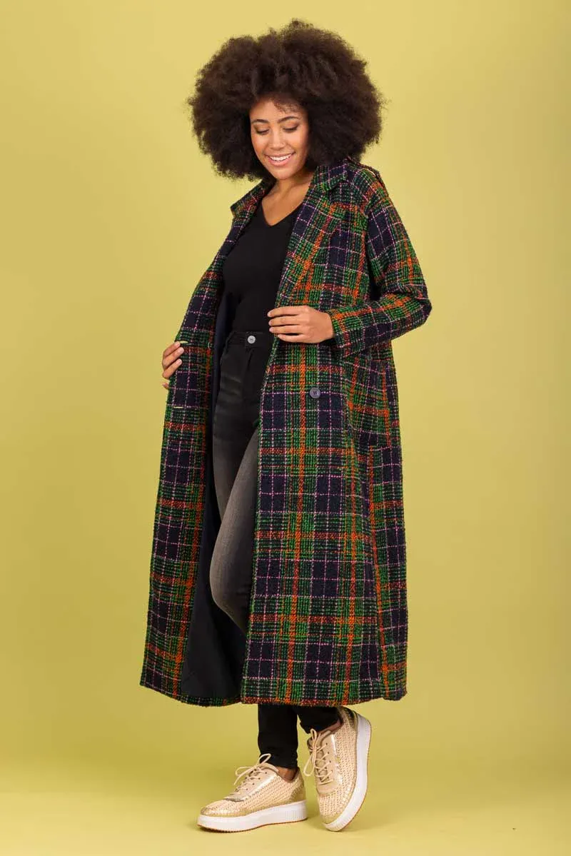 Simone Coat - Check