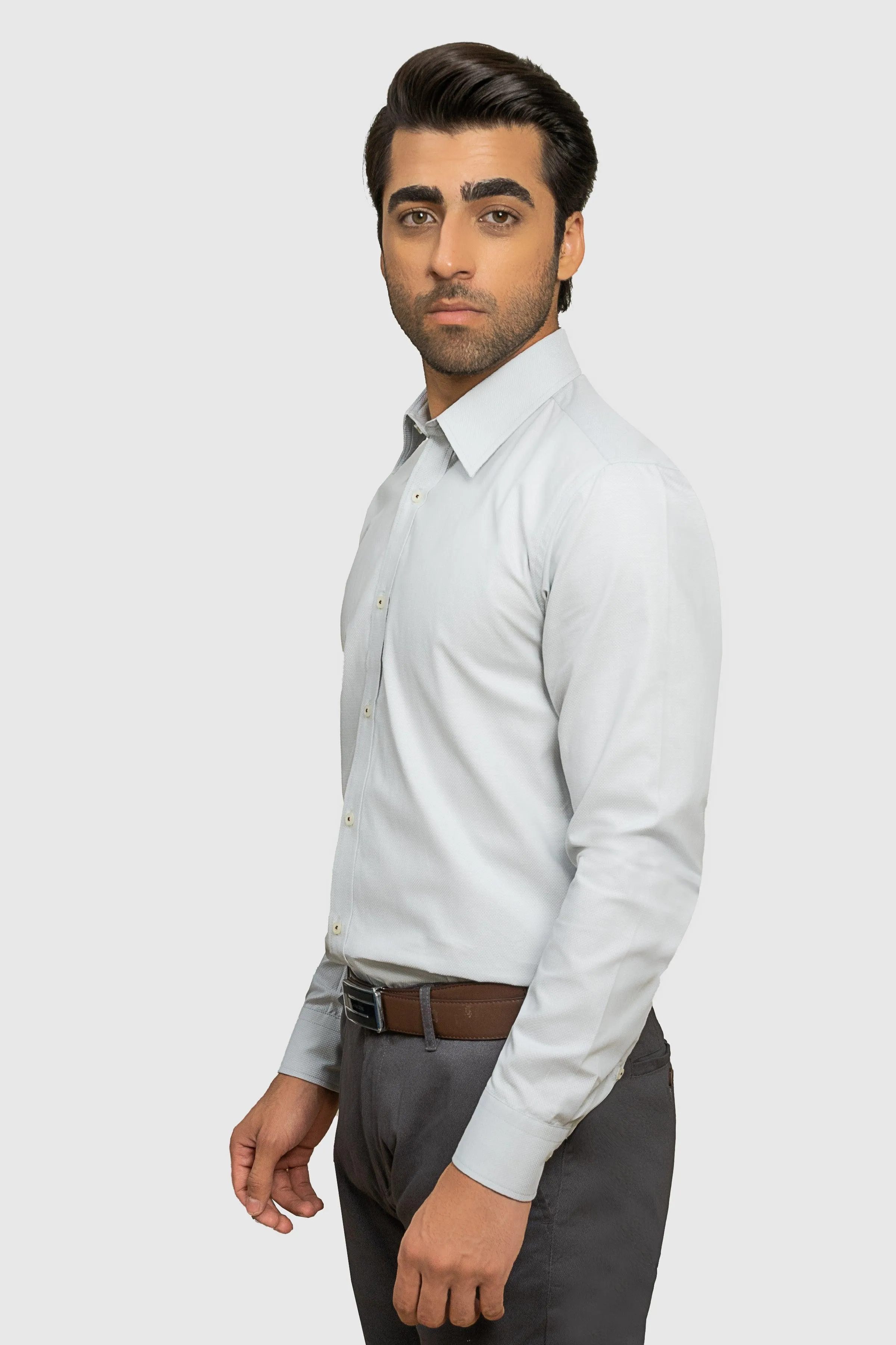 SMART SHIRT ASH GREY