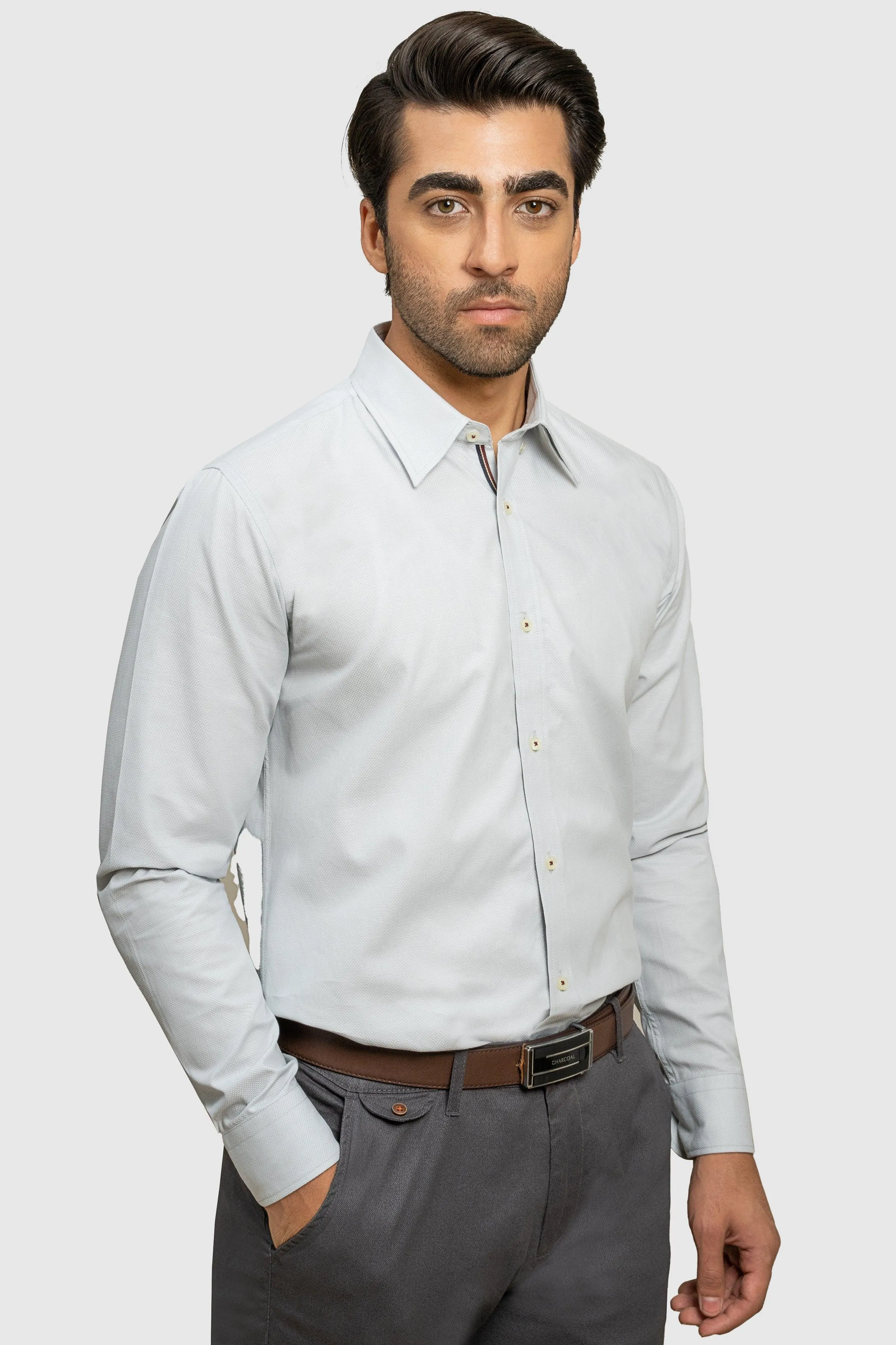 SMART SHIRT ASH GREY