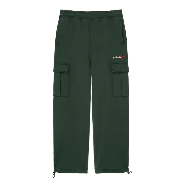 SPORT CARGO FLEECE PANT / STUSSY / FOREST