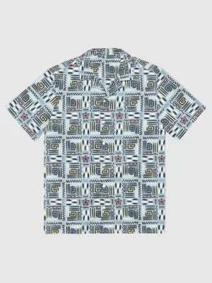 Stranger Things Argyle Button Front Shirt