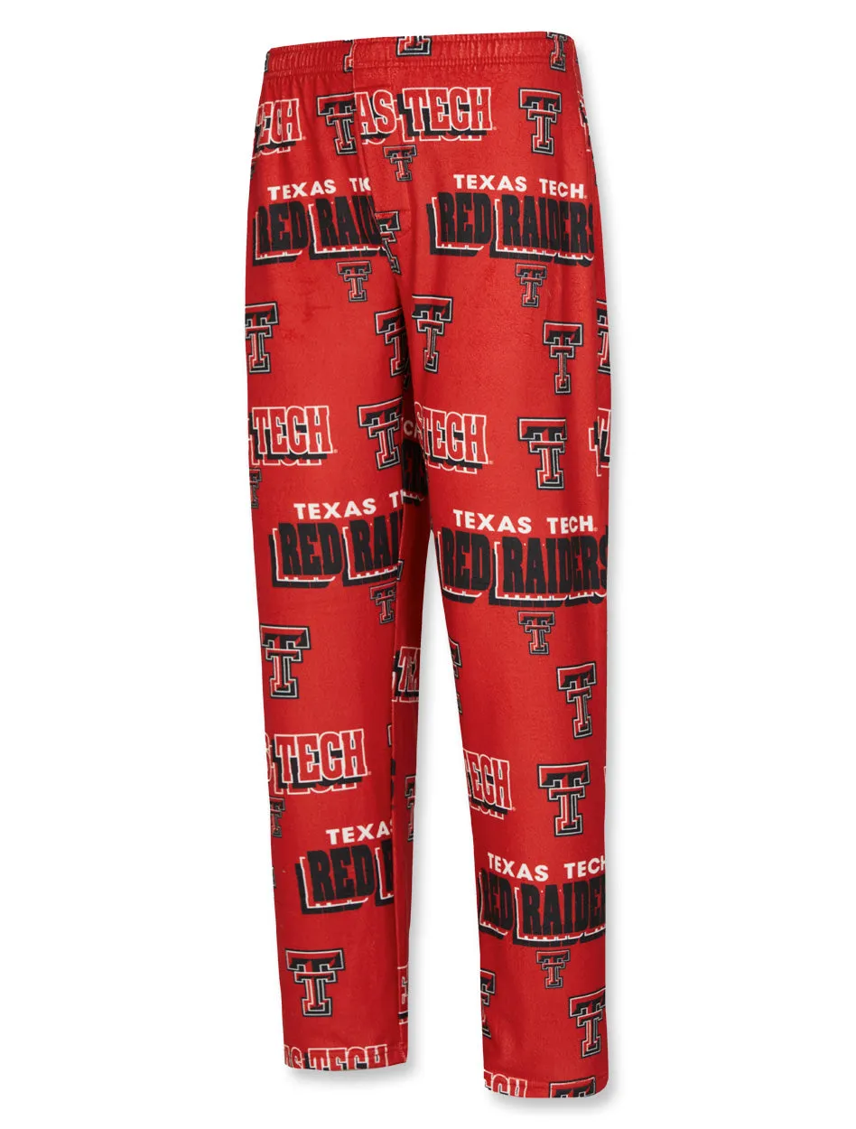 Texas Tech "Roadway" All Over Logo Men's Pajama Pants