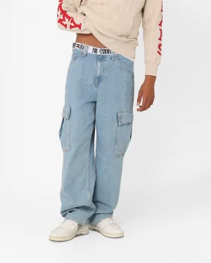 Tommy Jeans Aiden Baggy Cargo Jeans Denim Light