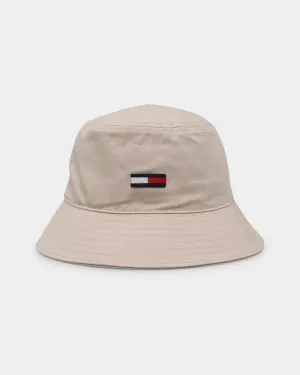 Tommy Jeans Wider Fit Bucket Hat Classic Beige