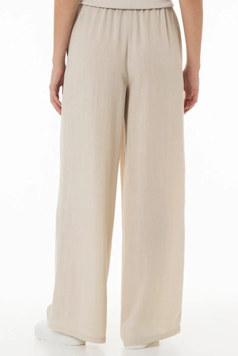 Wide Leg Pants _ 150066 _ Beige